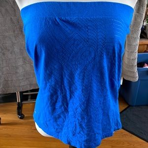Electric Blue And Metallic Blue Ecko Red NYC Tube Top